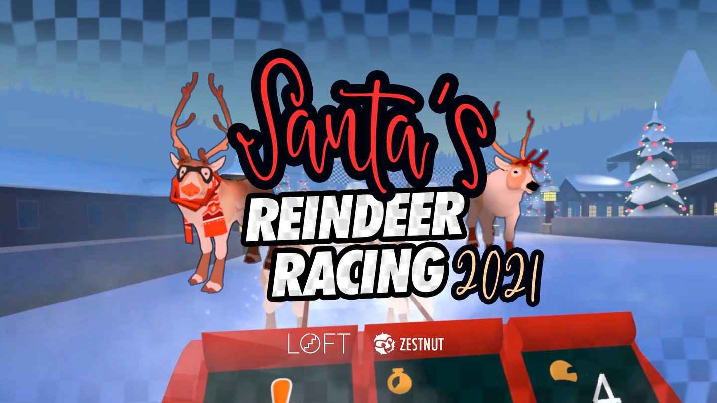 2021 年圣诞老人驯鹿赛 - Santas Reindeer Racing 2021