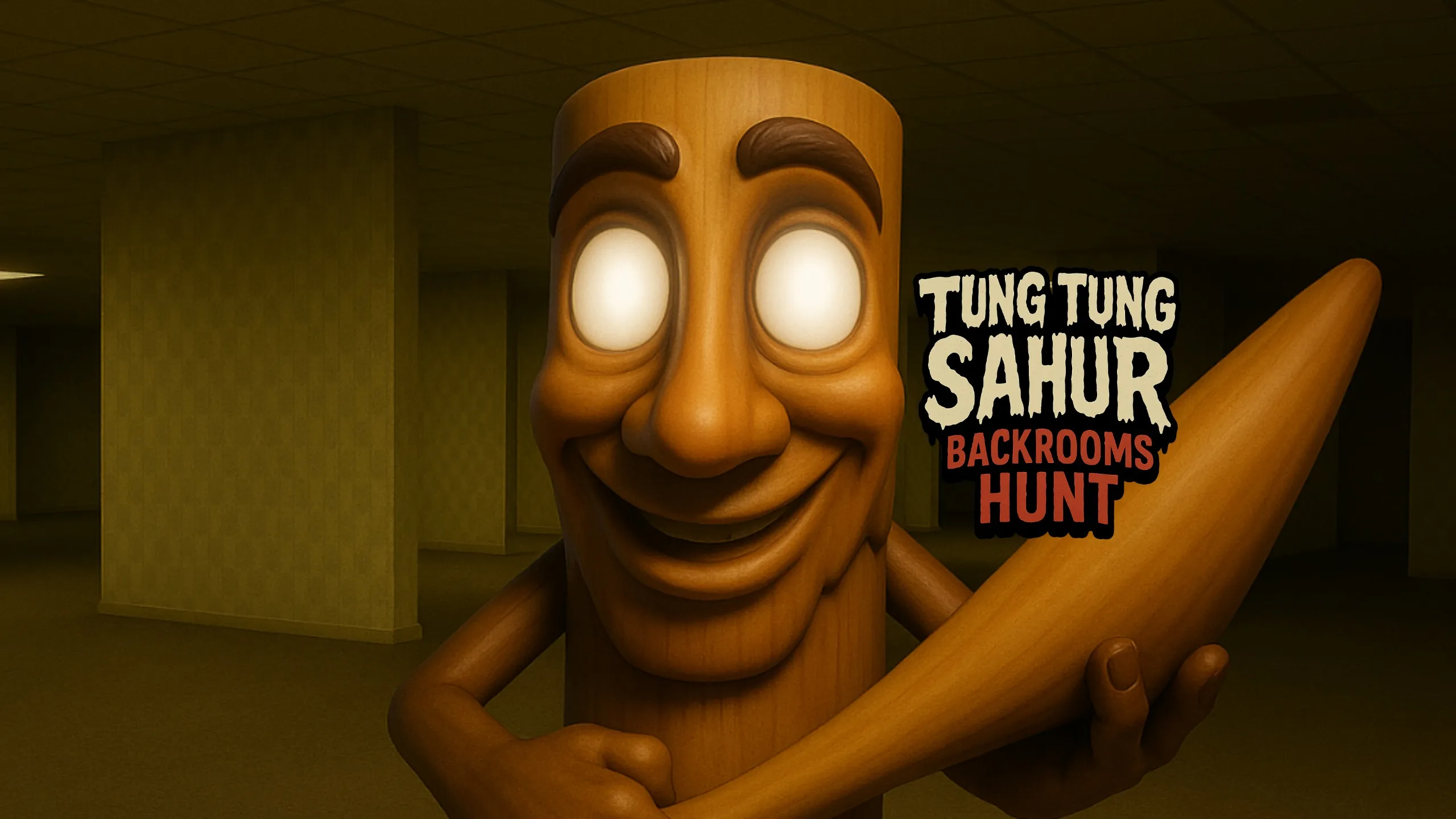 萨胡尔：密室狩猎 - Tung Tung Sahur: Backrooms Hunt